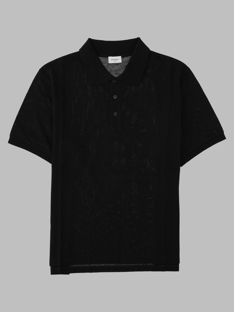 Saint Laurent Men Polo Cassandre In Cotone SAINT LAURENT