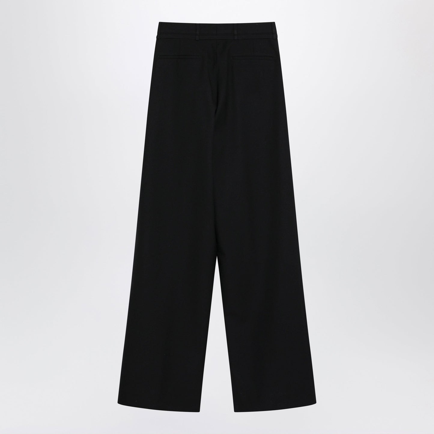 Dries Van Noten Black Pleated Wool Trousers Women DRIES VAN NOTEN