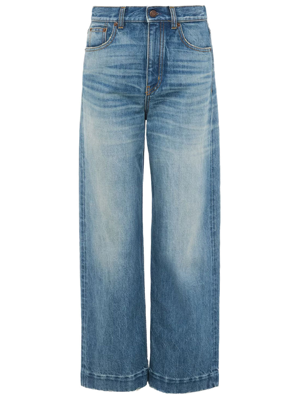 Chloe Women High-Rise Cropped Denim Jeans CHLOE