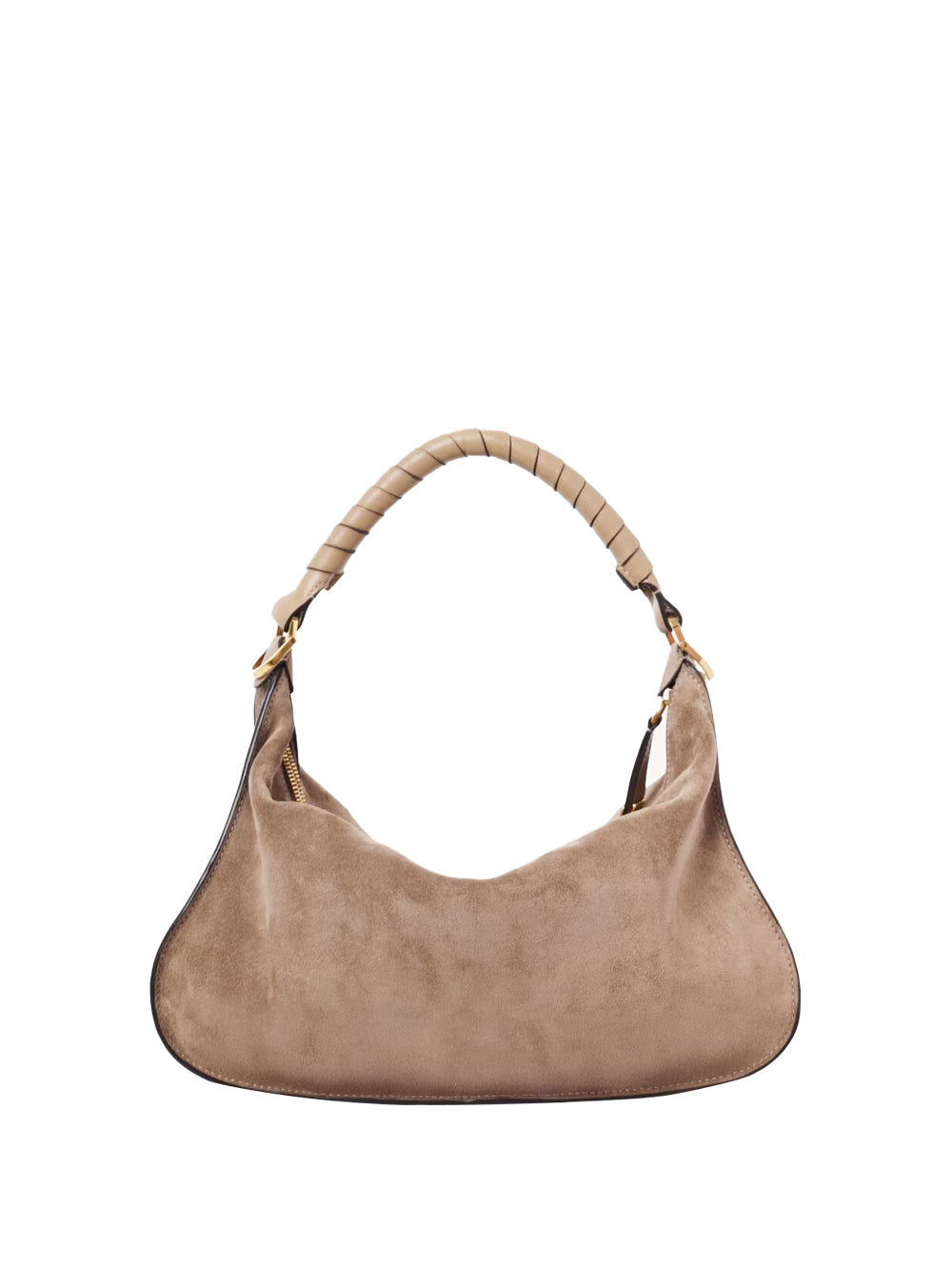 Chloe Women Small Marcie Shoulder Bag In Suede Leather CHLOE