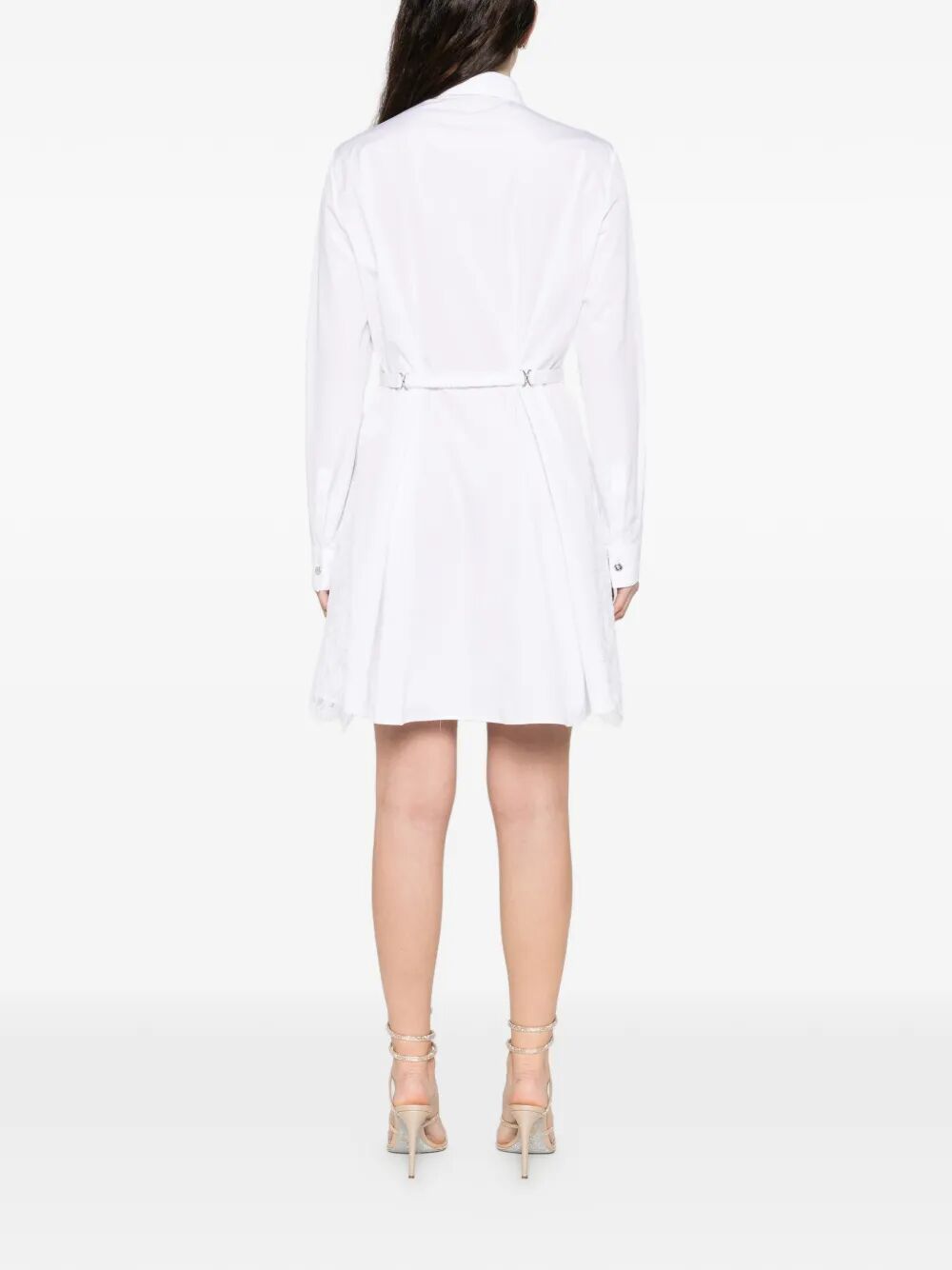 Versace Women Belted Cotton Shirt Dress VERSACE