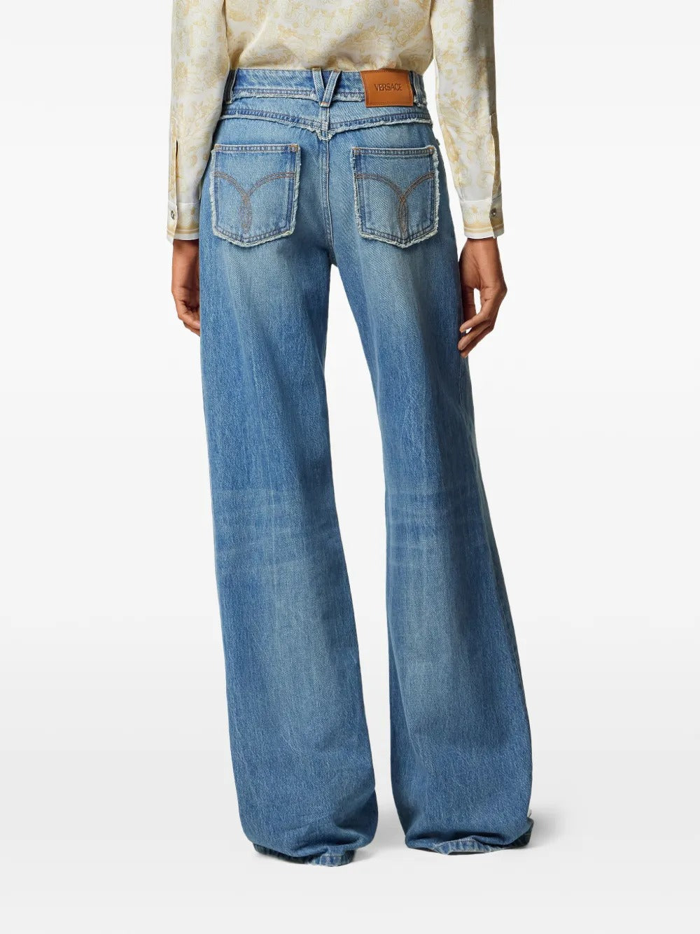 Versace Women Low-Waist Boyfriend Jeans VERSACE