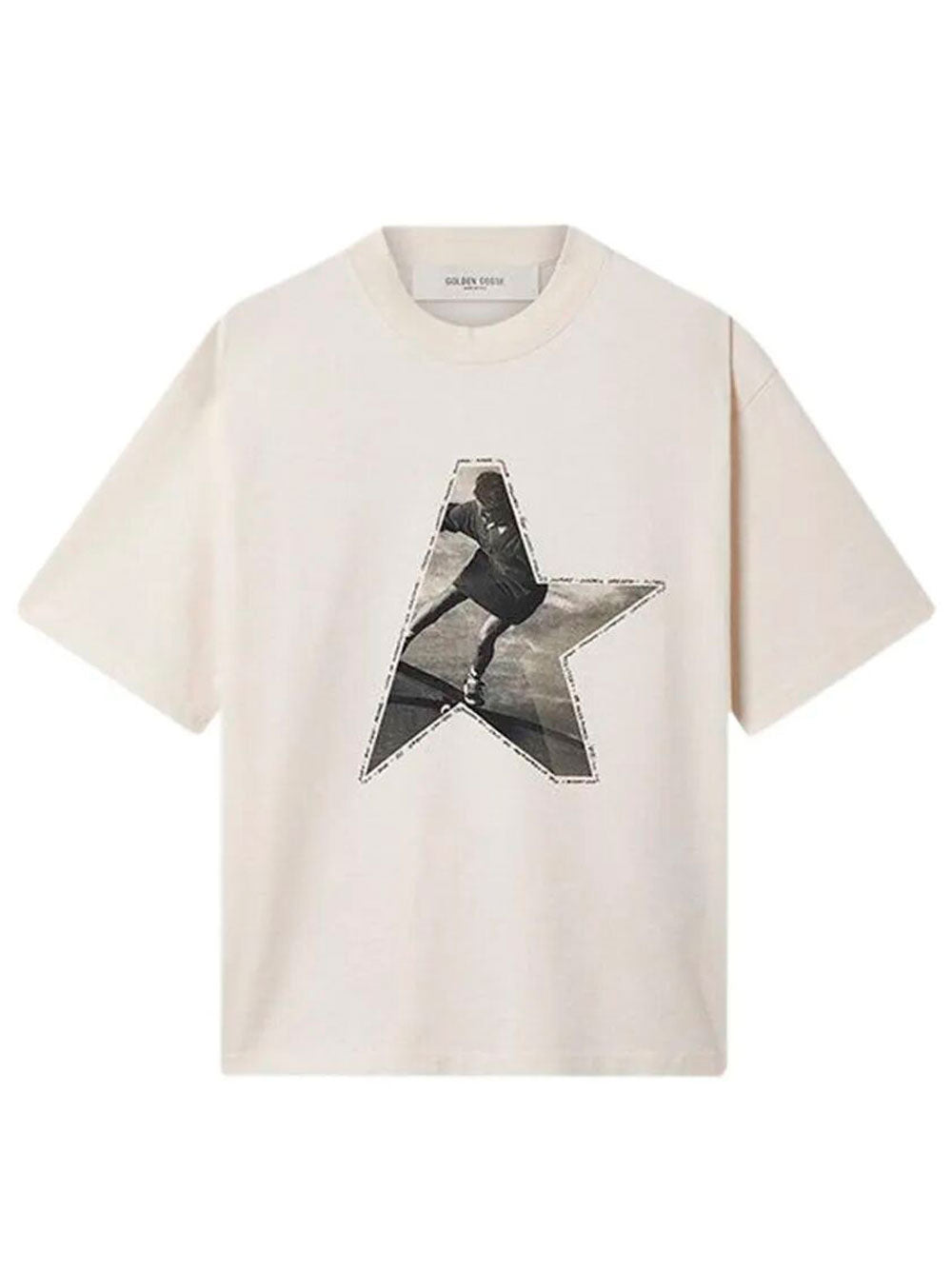 Golden Goose Women Star-Print Cotton Boxy T-Shirt GOLDEN GOOSE