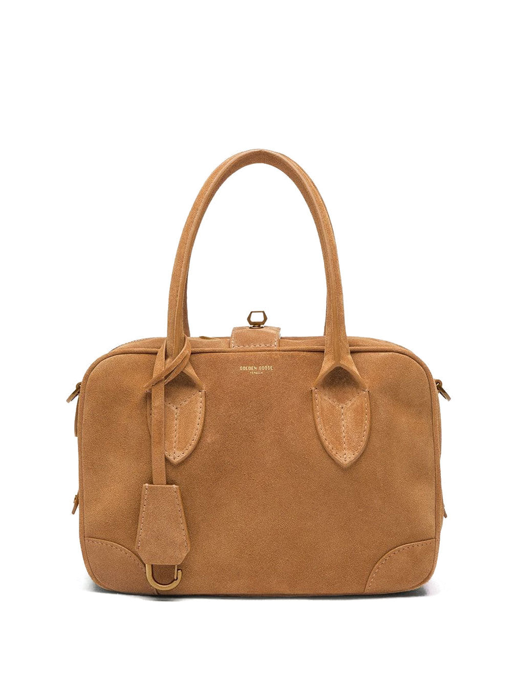Golden Goose Women Vita Suede Bag With Gold Details GOLDEN GOOSE