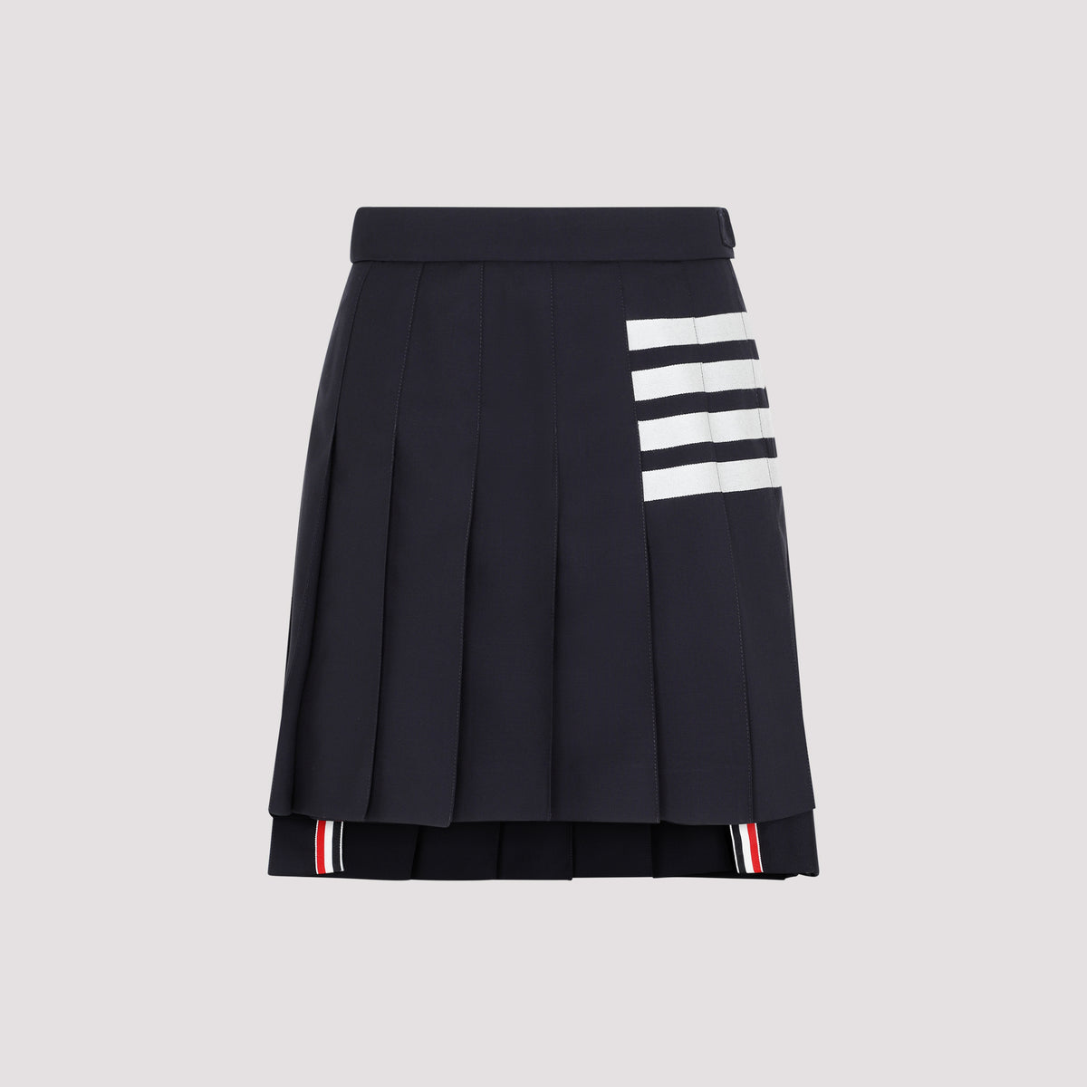 Thom Browne 4-Bar Pleated Miniskirt Women THOM BROWNE
