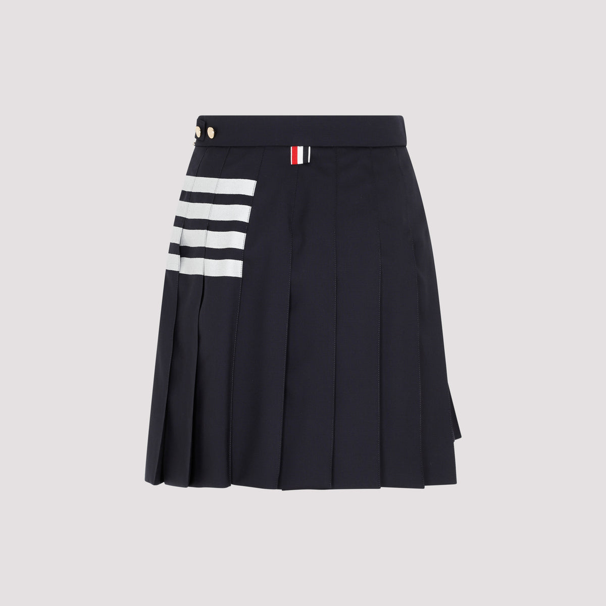 Thom Browne 4-Bar Pleated Miniskirt Women THOM BROWNE