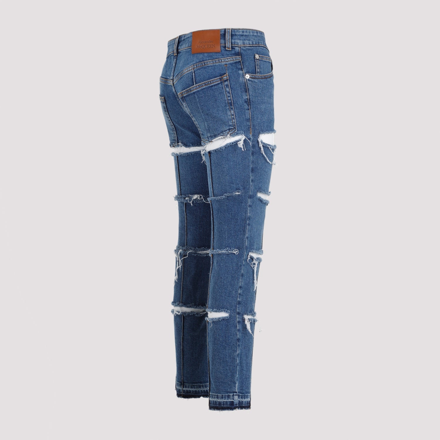 Alexander Mcqueen Denim Pants Women ALEXANDER MCQUEEN