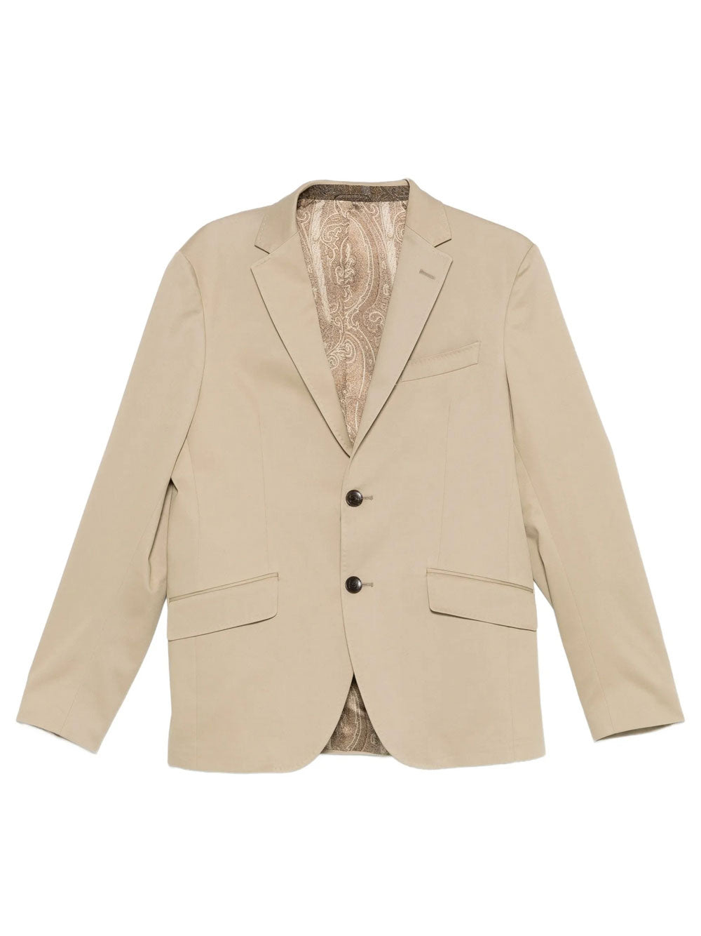 Etro Men Roma Single-Breasted Cotton Blazer ETRO