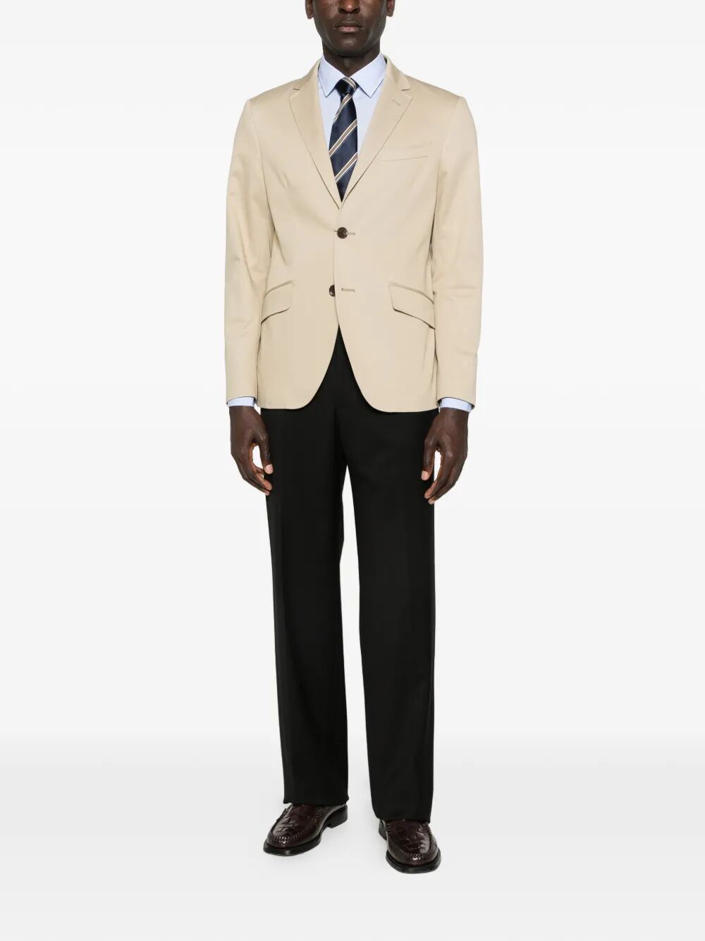 Etro Men Roma Single-Breasted Cotton Blazer ETRO