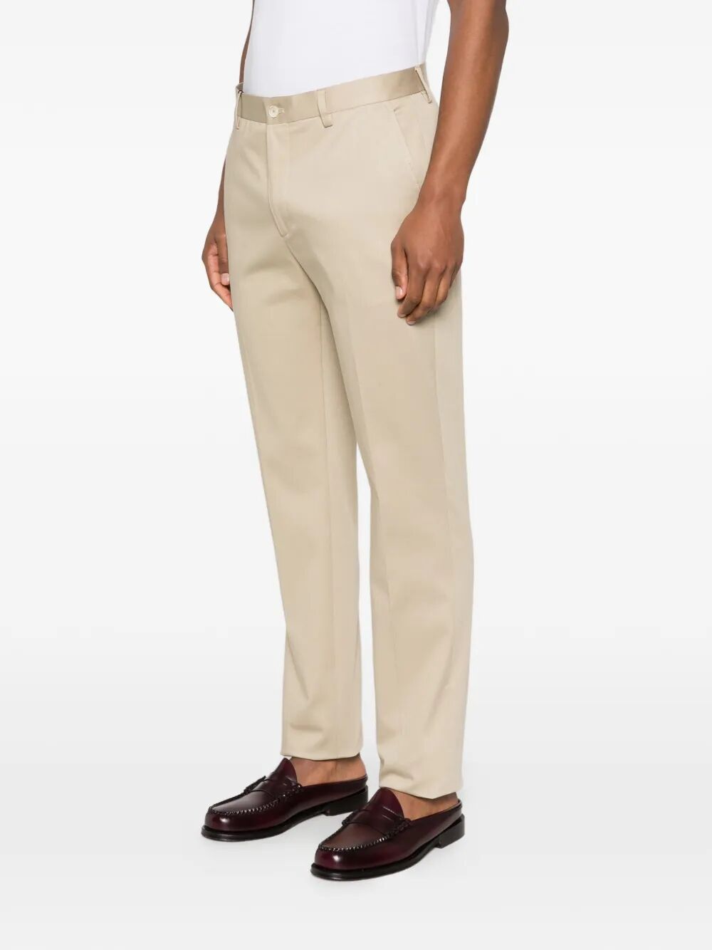 Etro Men Roma Cotton Straight-Leg Trousers ETRO
