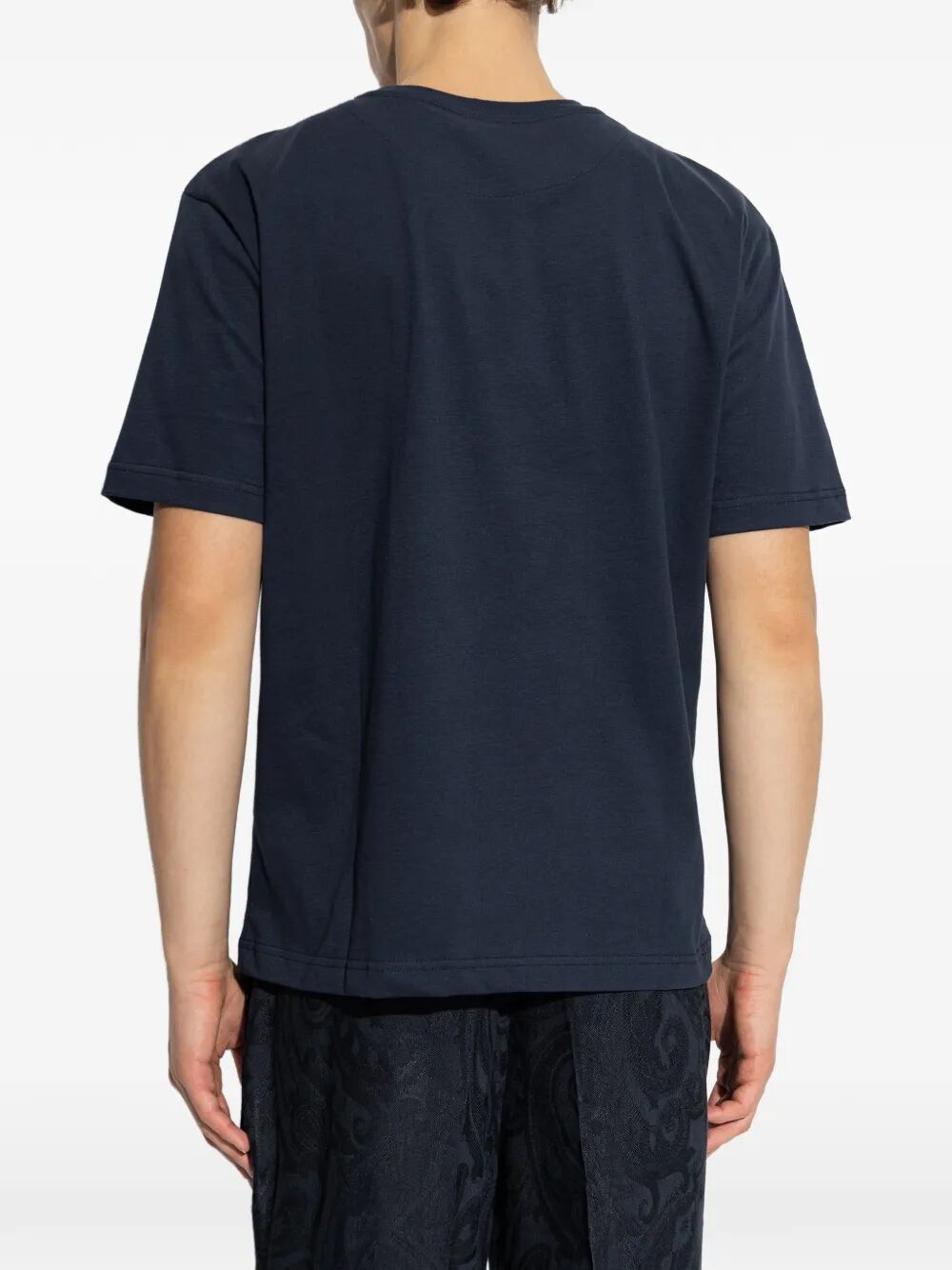 Etro Men Pegaso Embroidery Cotton T-Shirt ETRO