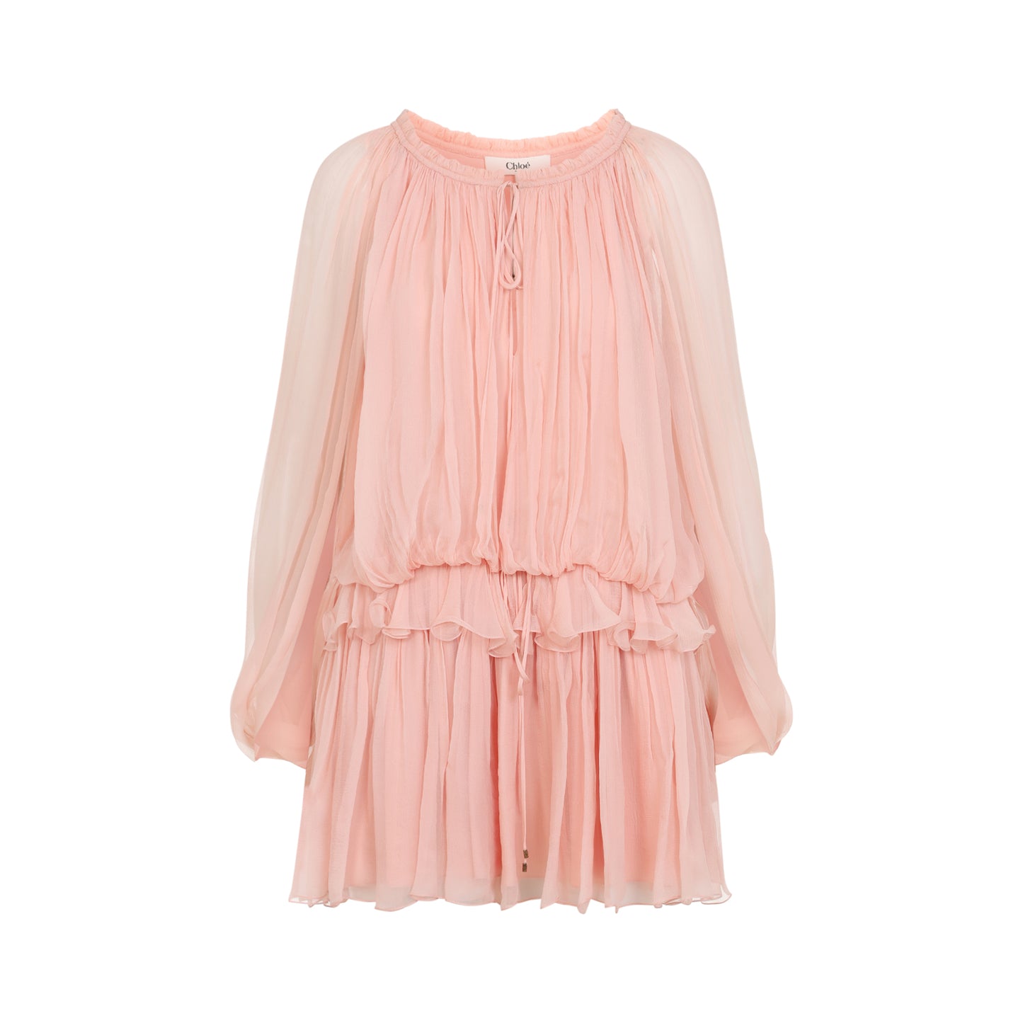 Chloe Silk Mini Dress Women CHLOE