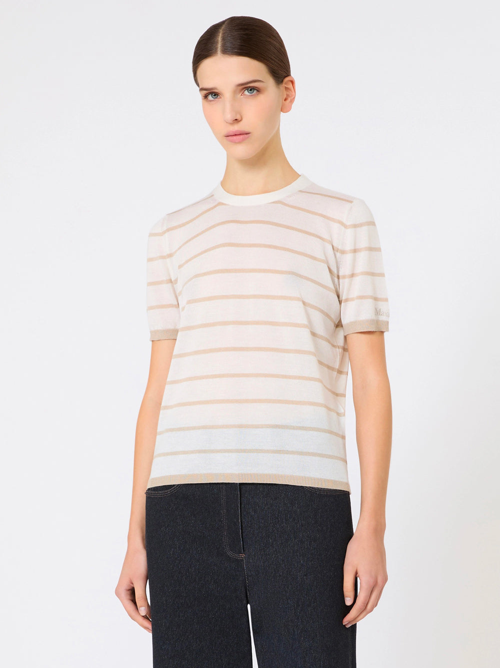 Max Mara Women Cashmere And Silk Yarn Sweater MAX MARA
