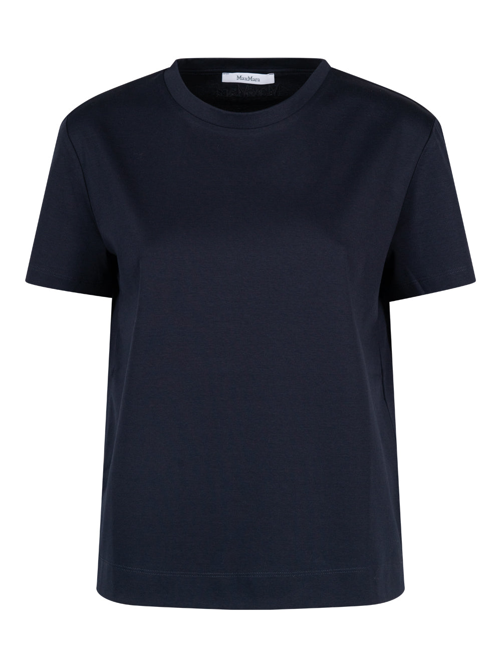 Max Mara Women Cotton T-Shirt With Embroidered Logo On The Back MAX MARA