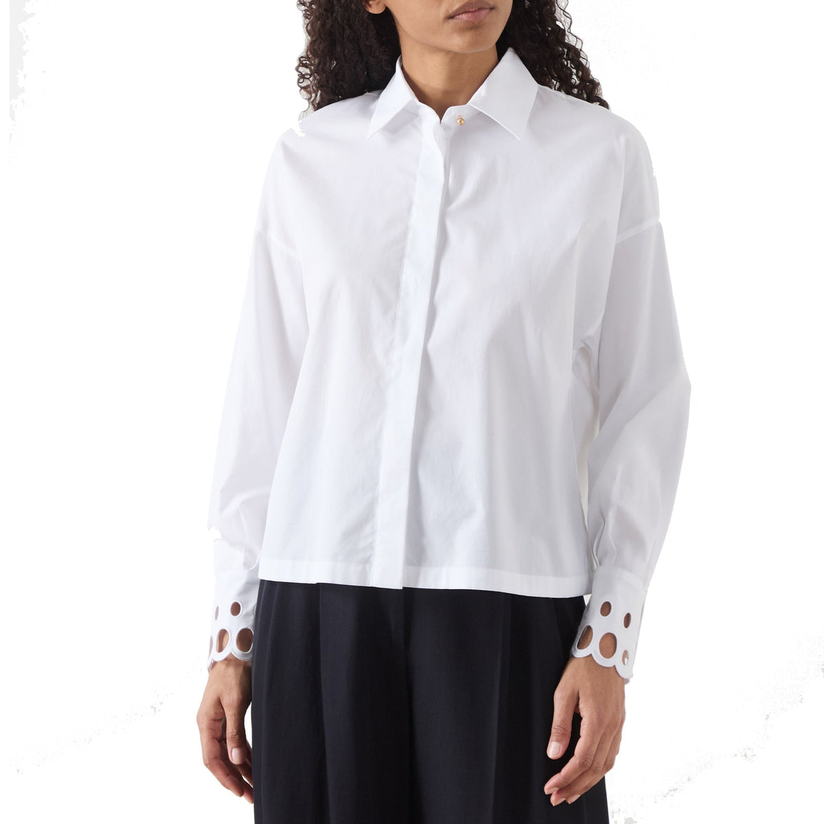 Max Mara Studio Staffa Broderie Shirt Women MAX MARA STUDIO