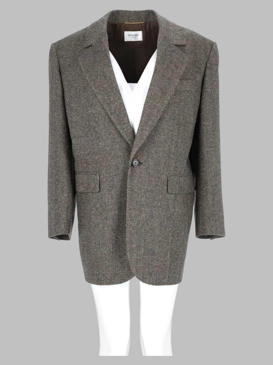 Saint Laurent Women Giacca Monopetto In Lana SAINT LAURENT