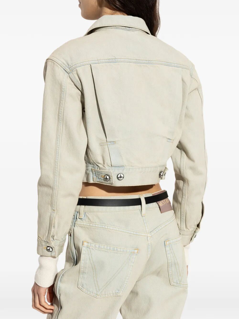 Vivienne Westwood Women Marlene Cropped Denim Jacket VIVIENNE WESTWOOD