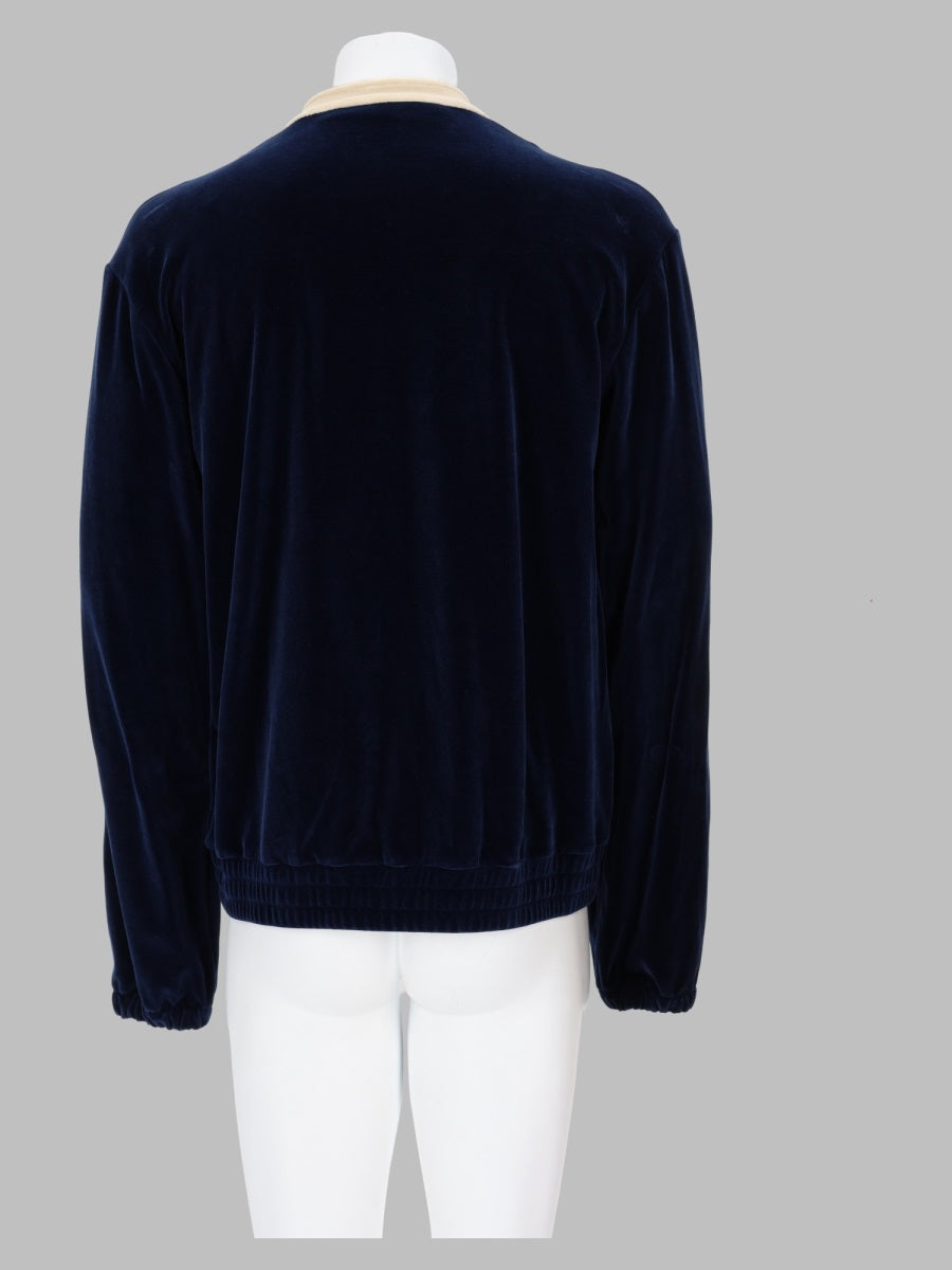 Valentino Men Felpa In Jersey Di Cotone Con Zip VALENTINO