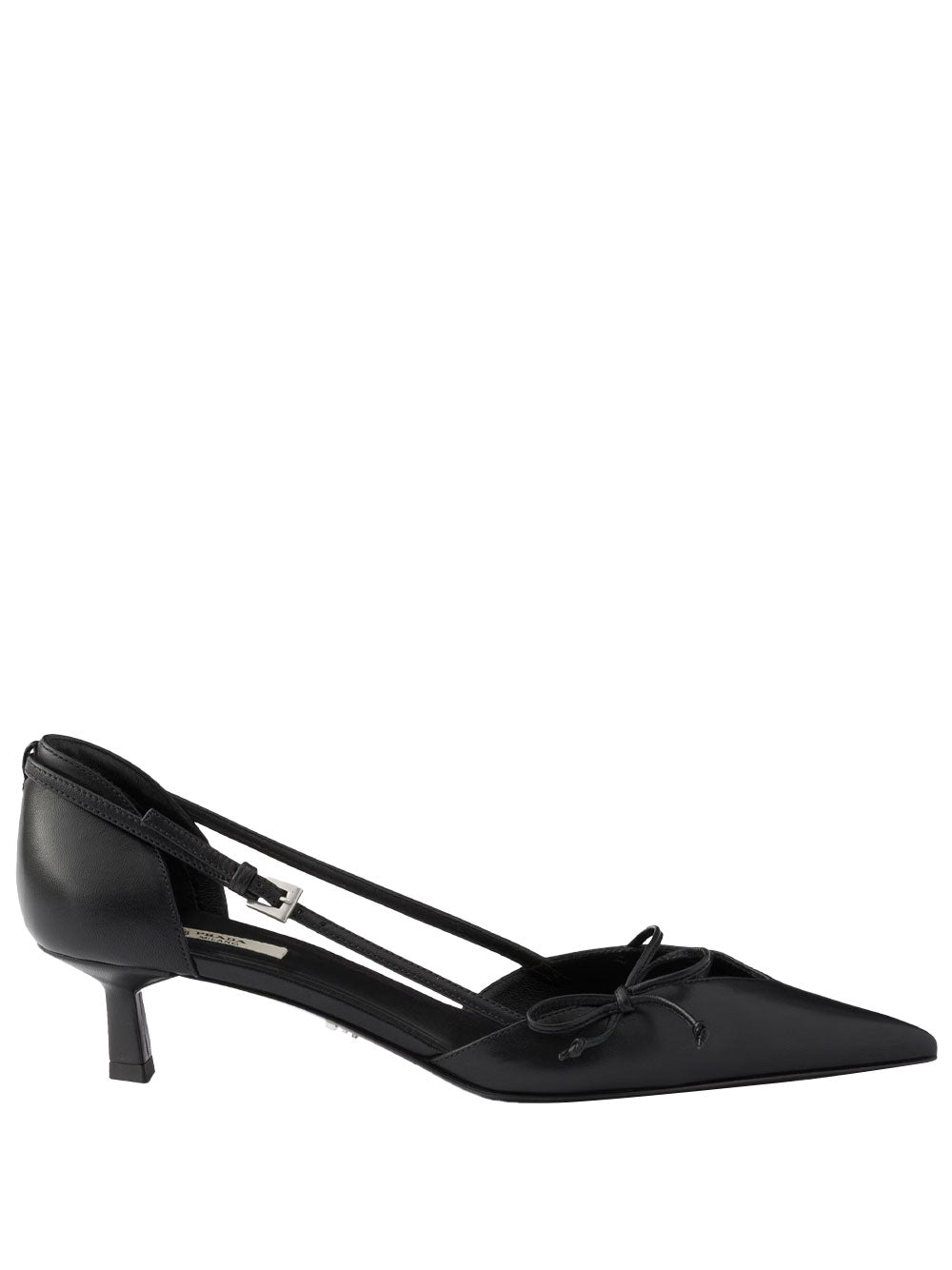 Prada Women Open-Side Leather Pumps PRADA