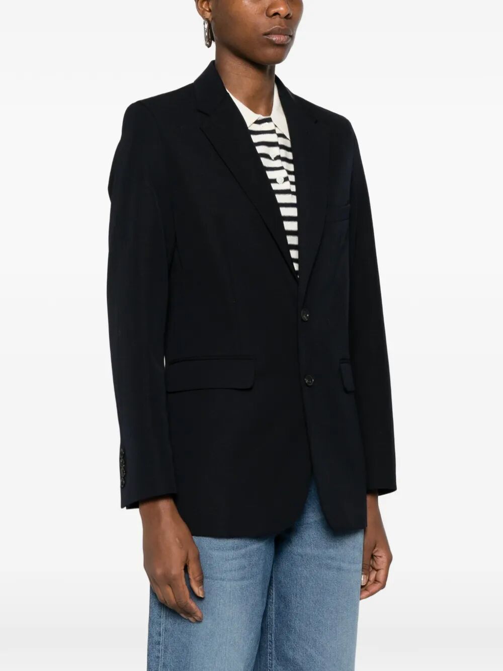 A.P.C. Women Single-Breasted Wool Blend Blazer A.P.C.