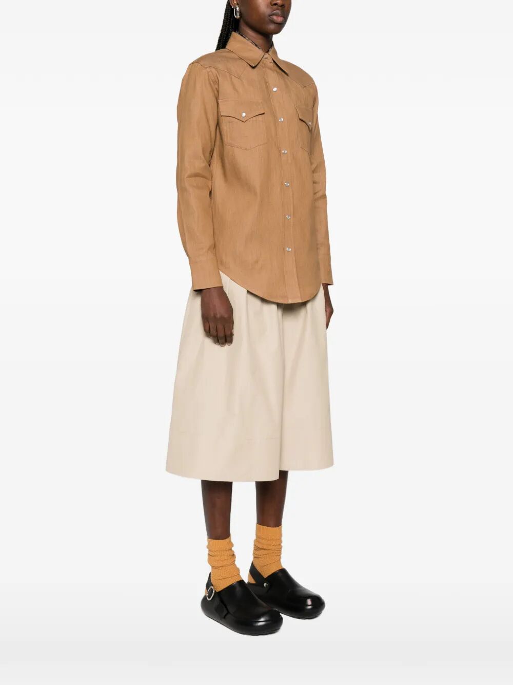 A.P.C. Women Japanese Denim Western Shirt