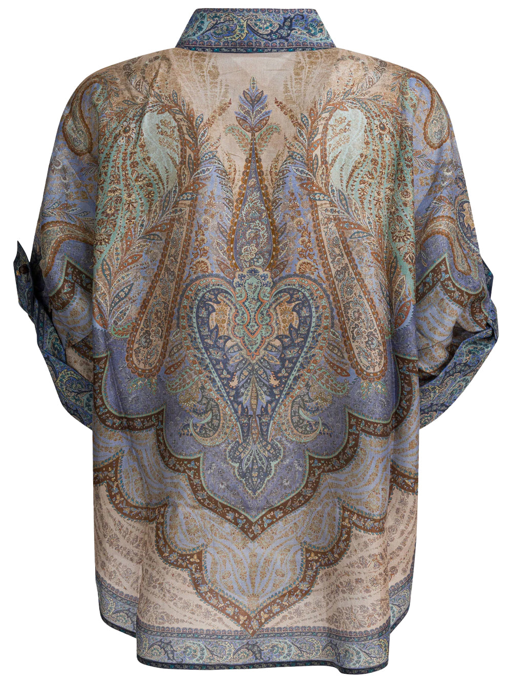 Zimmermann Women Wanderlust Short-Sleeved Silk Shirt ZIMMERMANN