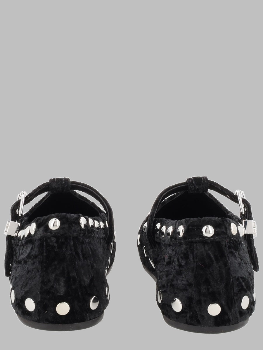 Ganni Women Mocassino "Mary Jenny" In Velluto GANNI