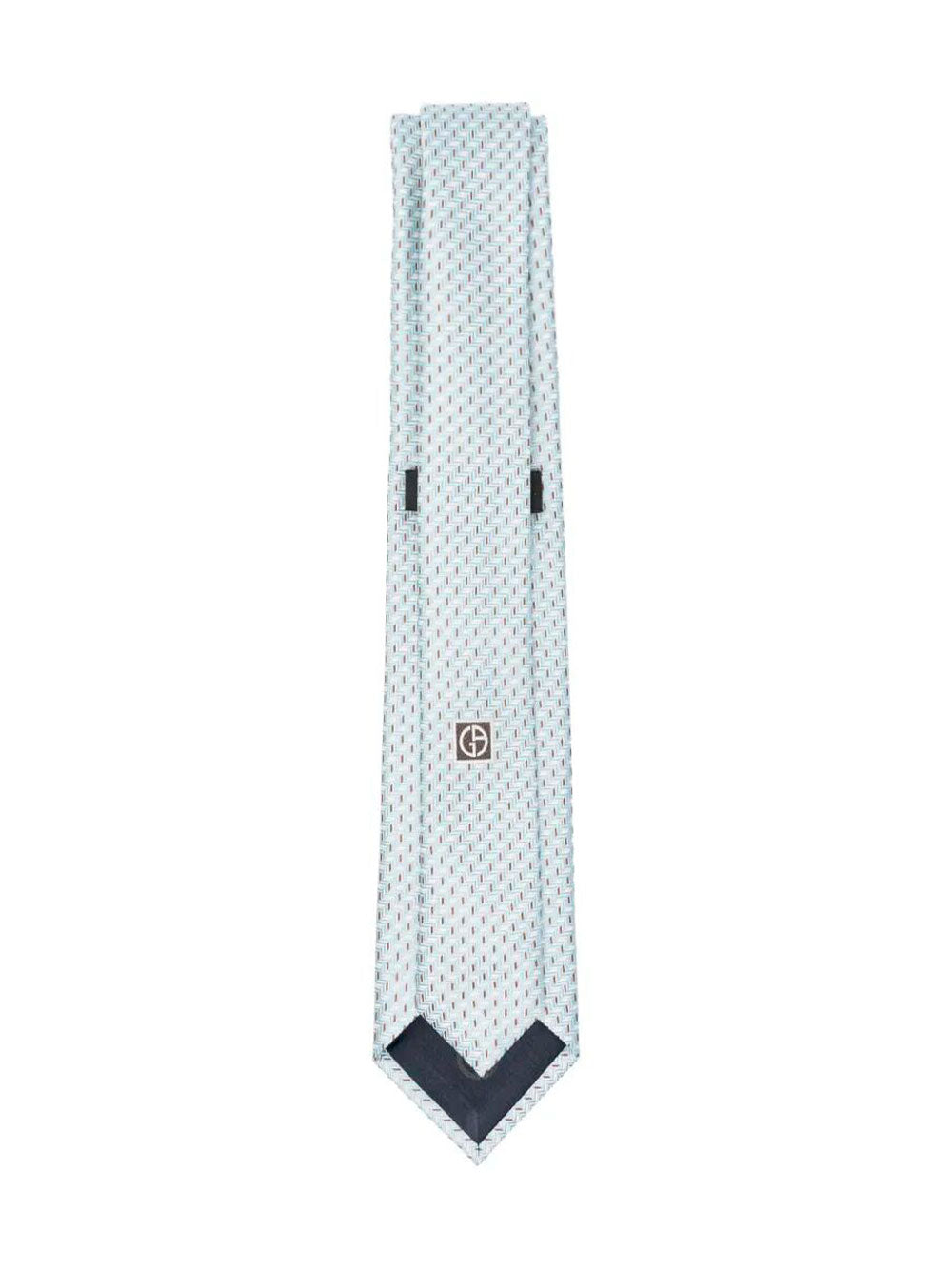 Giorgio Armani Men Geometric Pattern Silk Tie GIORGIO ARMANI