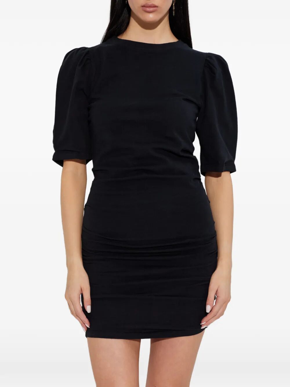 Isabel Marant Women Mylda Cotton Dress With Gathered Details ISABEL MARANT