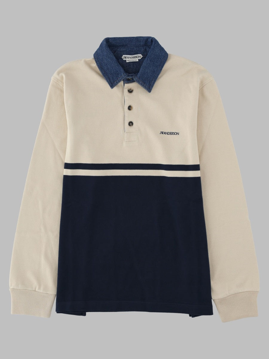 Jw Anderson Men Polo In Cotone Con Logo J.W. ANDERSON