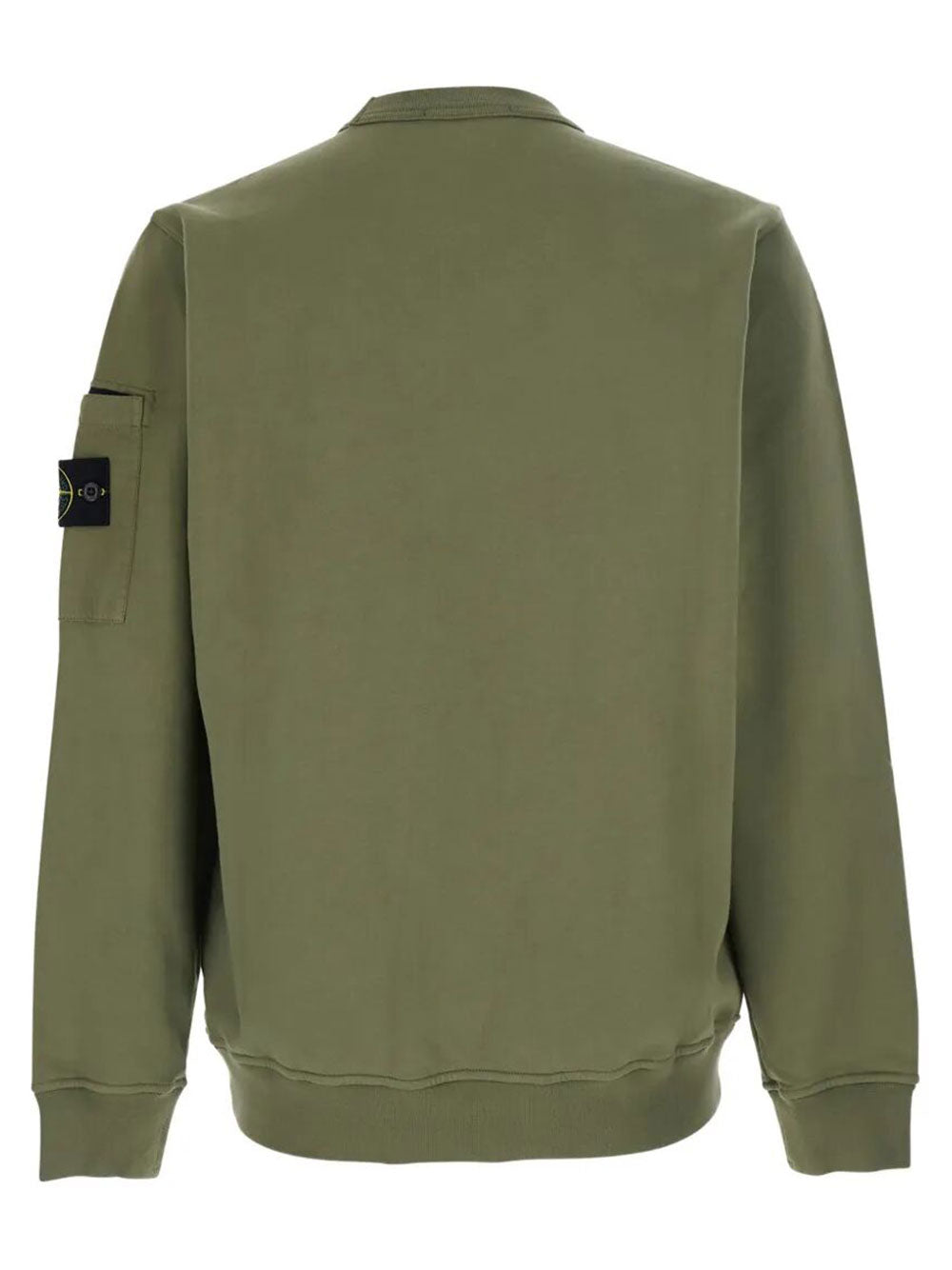Stone Island Men Regular Fit Crewneck Midweight Sweatshirt With Pocket STONE ISLAND
