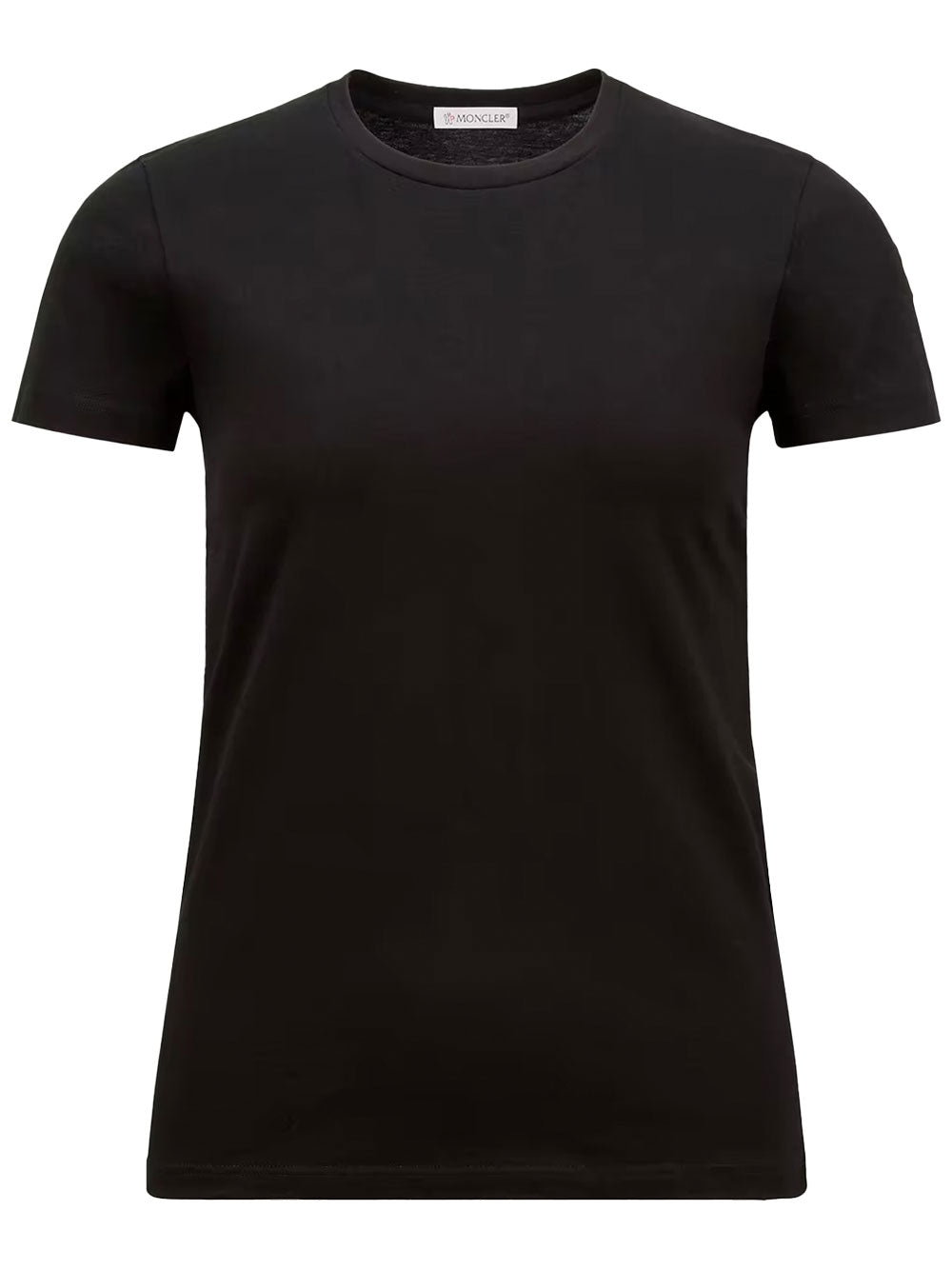 Moncler Women Logo Patch Cotton Jersey T-Shirt MONCLER