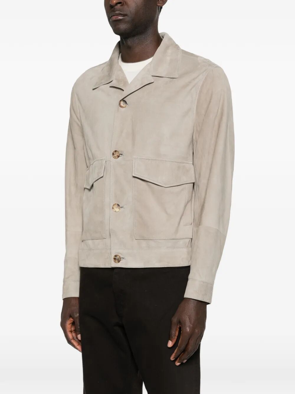Brunello Cucinelli Men Suede Jacket BRUNELLO CUCINELLI