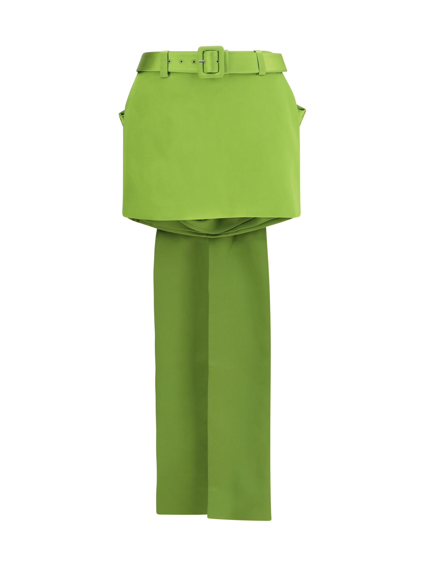 Self-Portrait Women Satin Bow Mini Skirt SELF-PORTRAIT