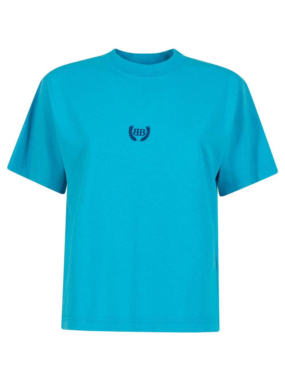 Balenciaga Women Medium Fit T-Shirt With Logo Embroidery BALENCIAGA