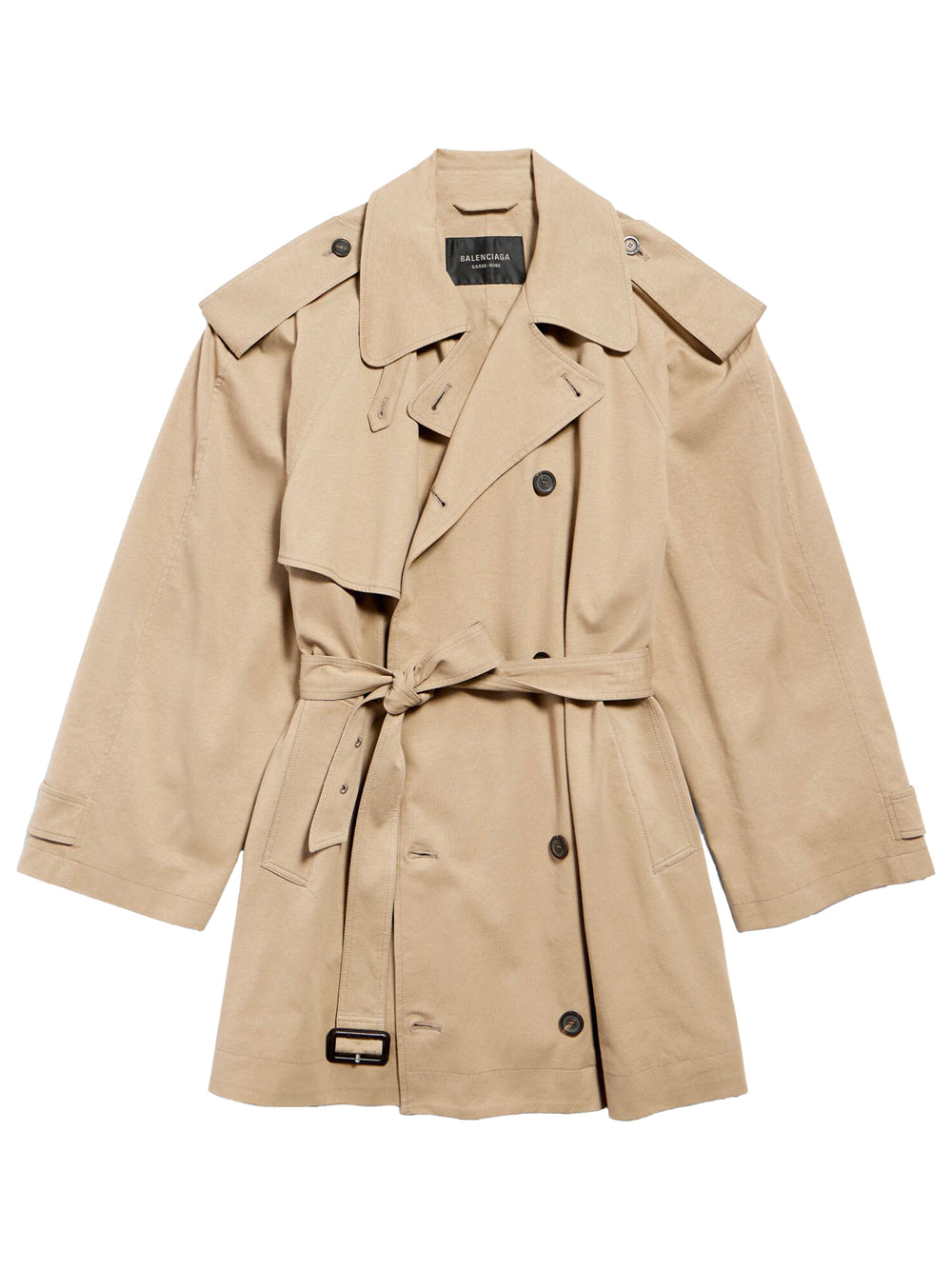 Balenciaga Women Cropped Light Trench BALENCIAGA