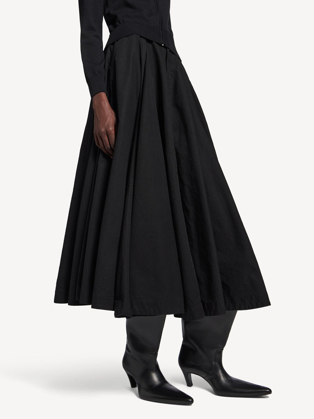 Balenciaga Women Godet Maxi Skirt BALENCIAGA