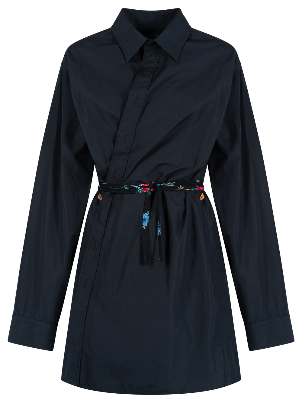 Balenciaga Women Wrap Shirt Dress BALENCIAGA