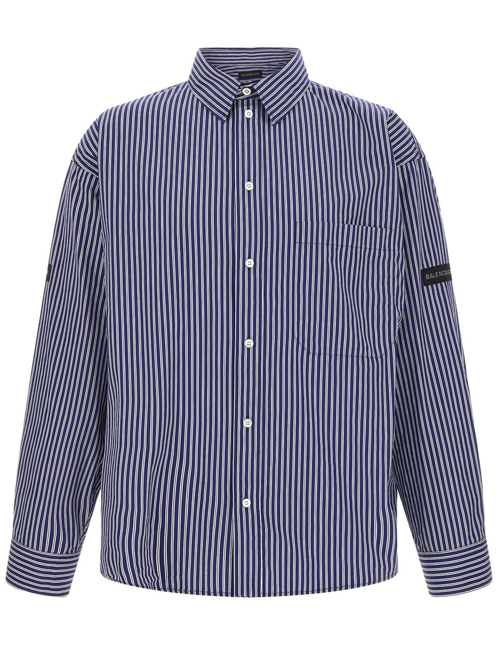Balenciaga Men Camicia A Righe BALENCIAGA