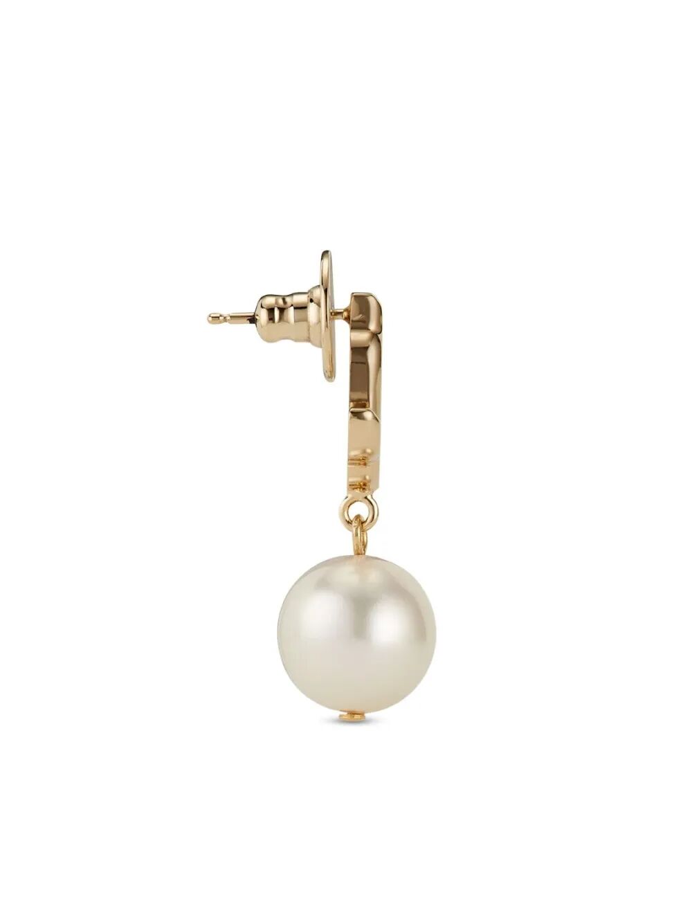 Jimmy Choo Women Gold-Finish Metal Jc Pearl Stud Earrings JIMMY CHOO