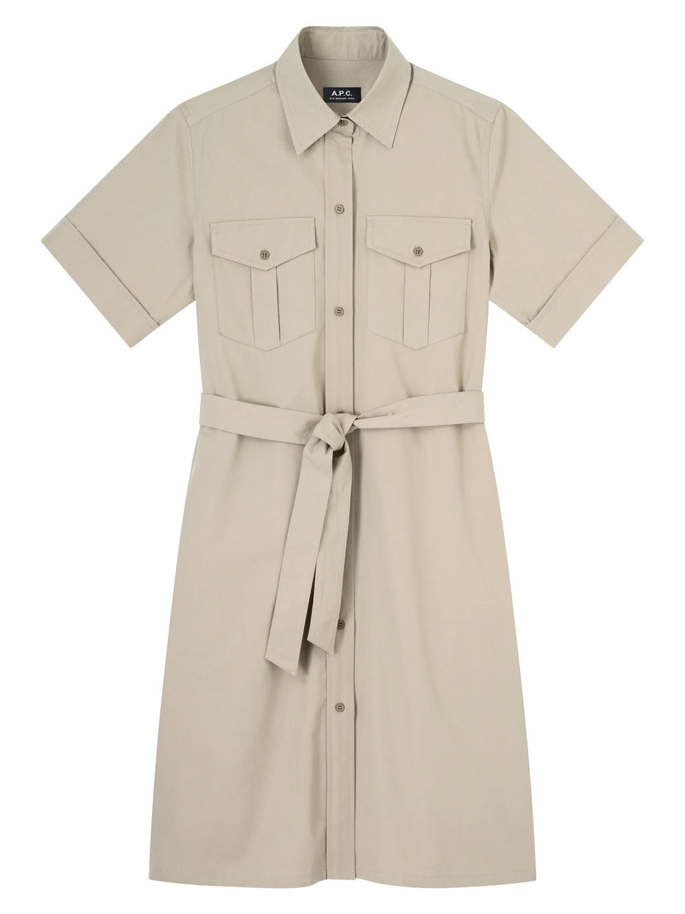 A.P.C. Women Evy Straight Cut Cotton Dress A.P.C.