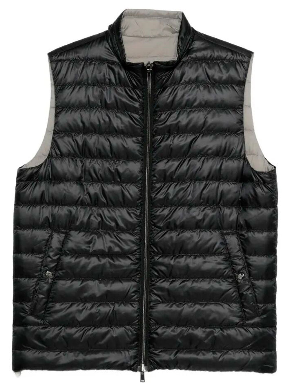 Herno Men Nylon Ultralight And Ecoage Reversible Vest HERNO