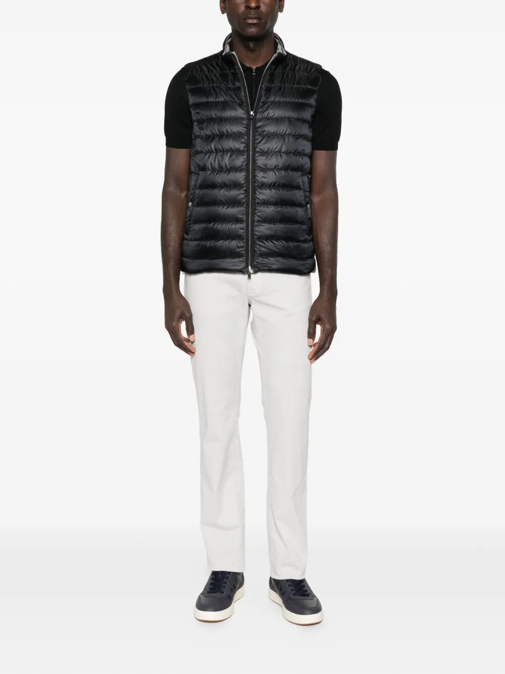 Herno Men Nylon Ultralight And Ecoage Reversible Vest HERNO