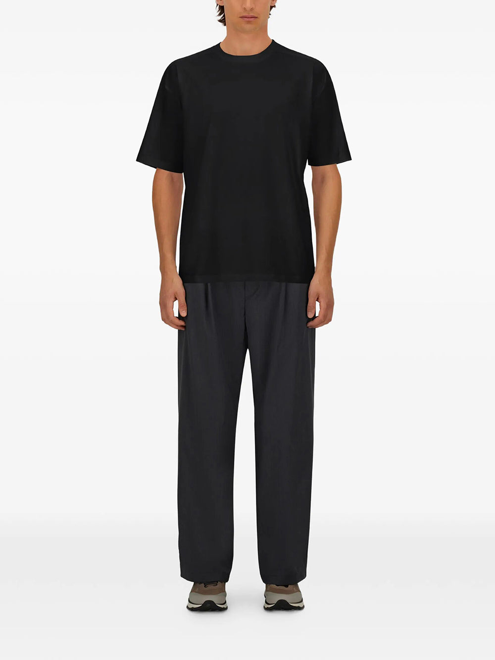 Herno Men Stretch-Cotton Jersey T-Shirt With Scuba Details HERNO