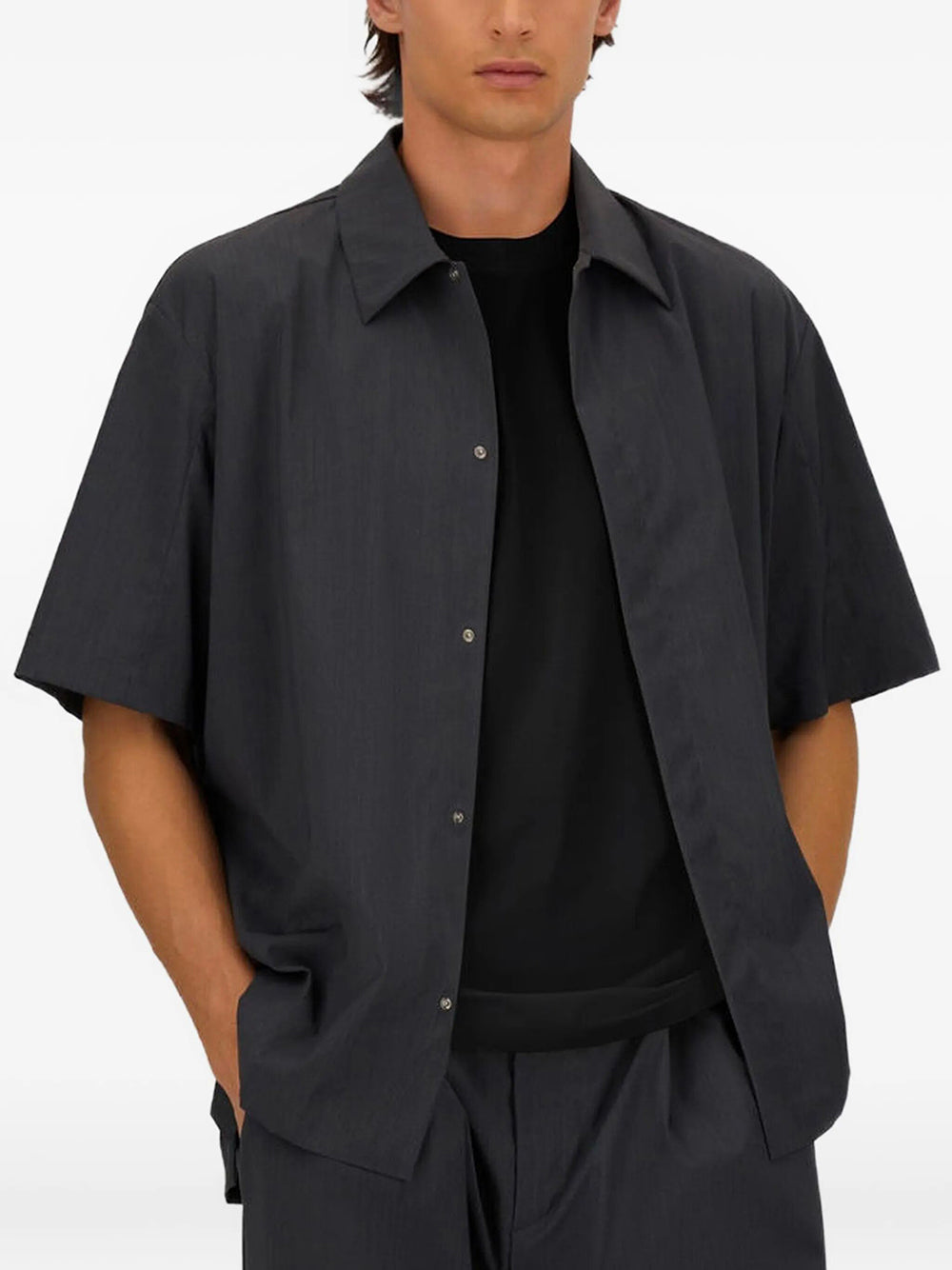 Herno Men Stretch-Cotton Jersey T-Shirt With Scuba Details HERNO