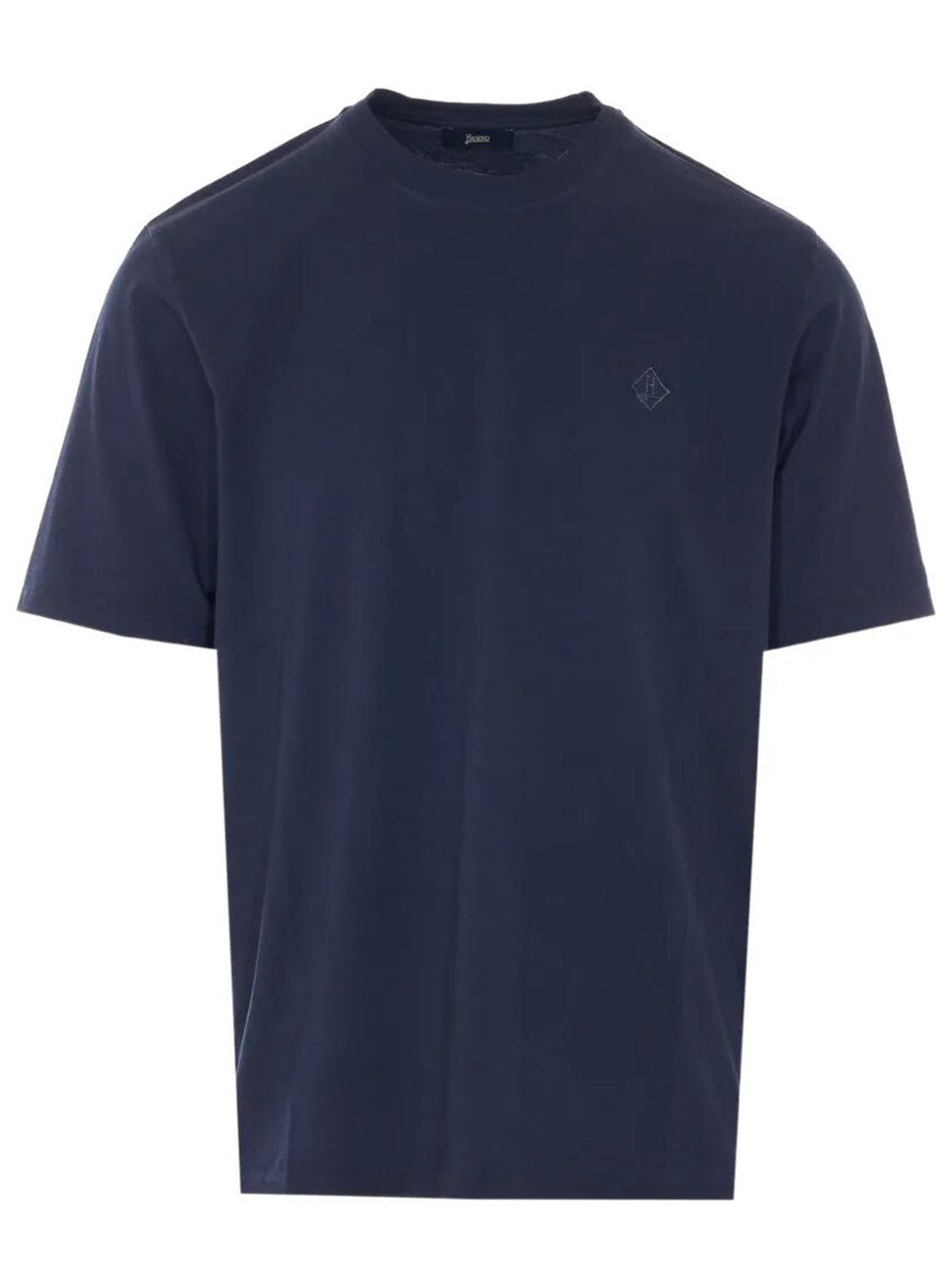 Herno Men Embroidered Logo Jersey T-Shirt HERNO
