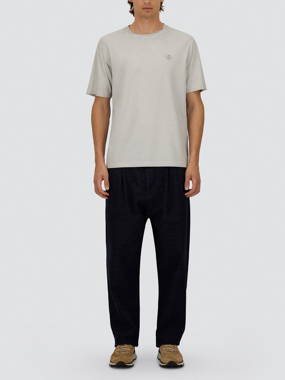 Herno Men Embroidered Logo Jersey T-Shirt HERNO