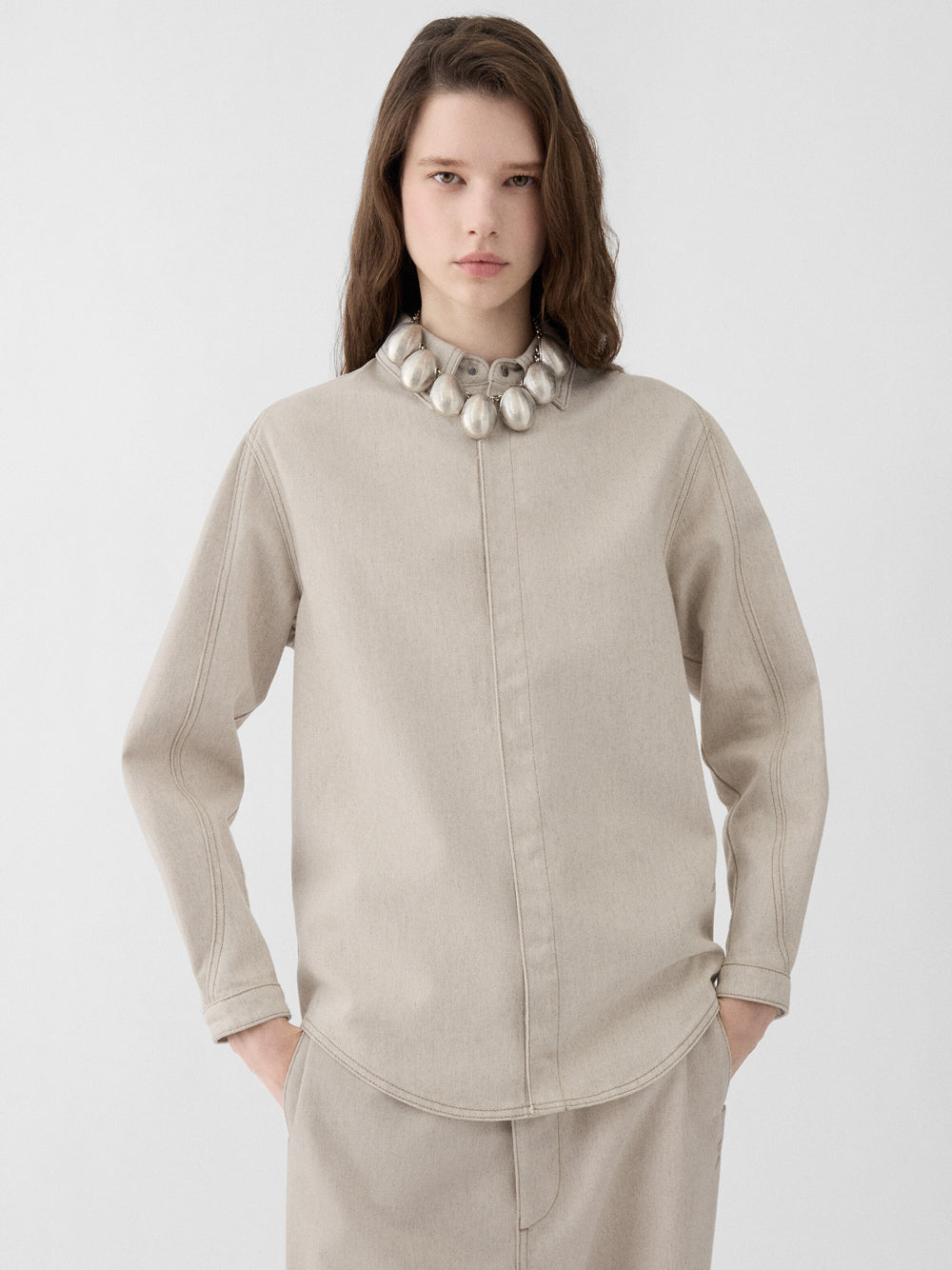 Jacquemus Women La Chemise Amelo De-Nimes JACQUEMUS