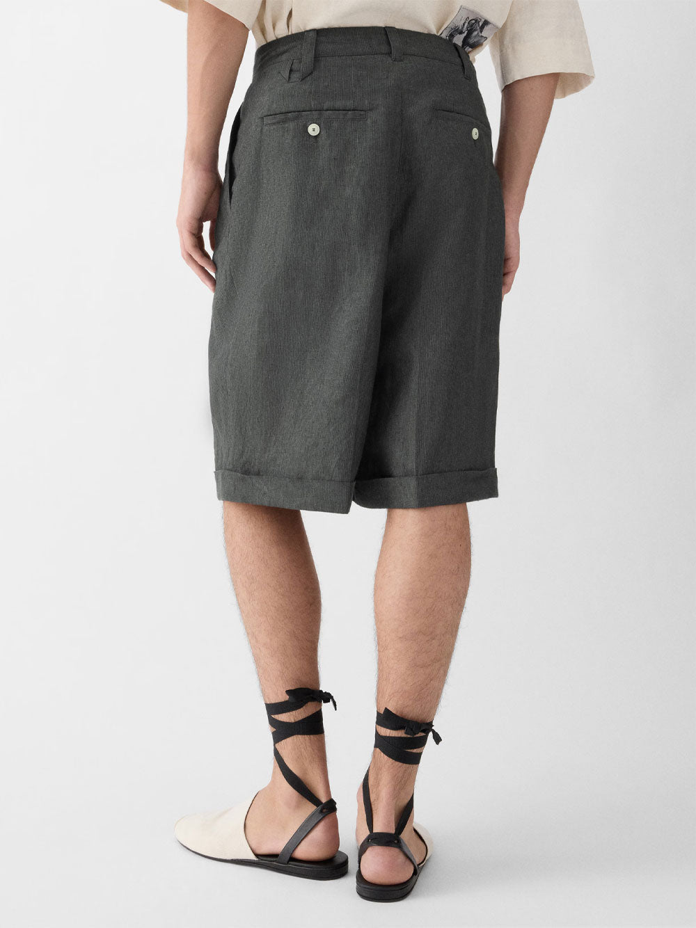 Jacquemus Men Le Short Pastro In Linen JACQUEMUS