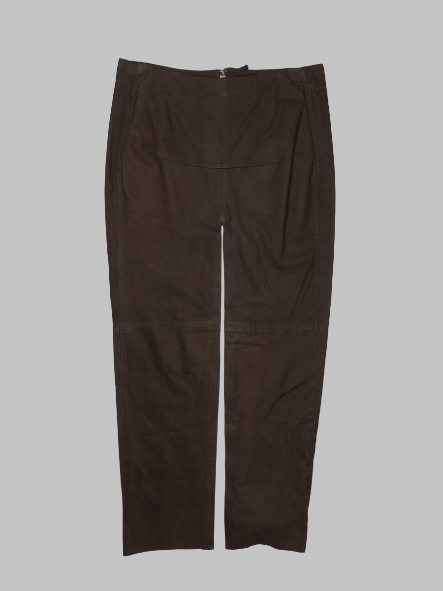 Rick Owens Women Gonna "Sliced" In Pelle RICK OWENS
